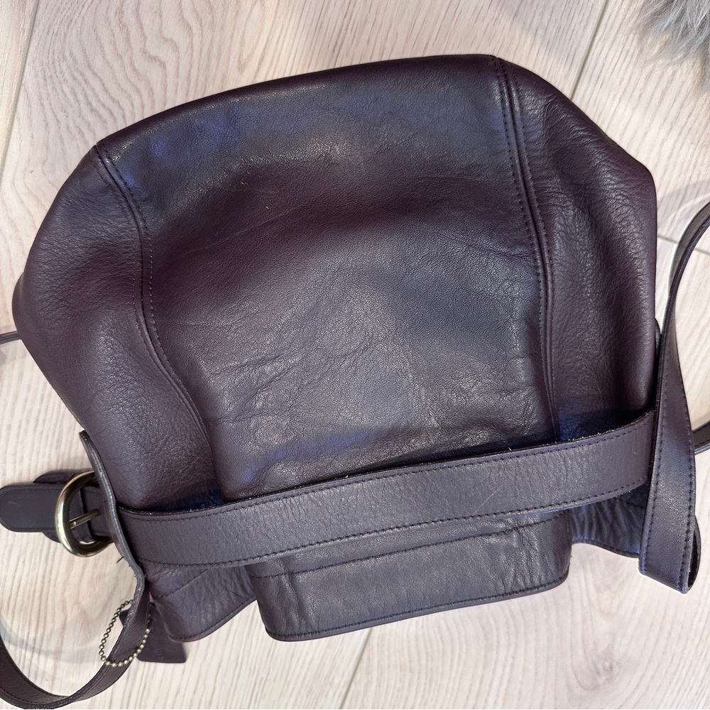 Vintage Old COACH 4156 Crossbody Bucket Bag/Shoulder Bag brown Leather - Picture 9 of 10